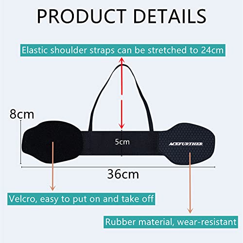 BoAn 2Pcs Motorcycle Shoe Protector, Motorcycle Shift Pad, Motorbike Shoe Boot Protector Cover, Shoe Boot Cover Protective Gear(Black) - Image 3