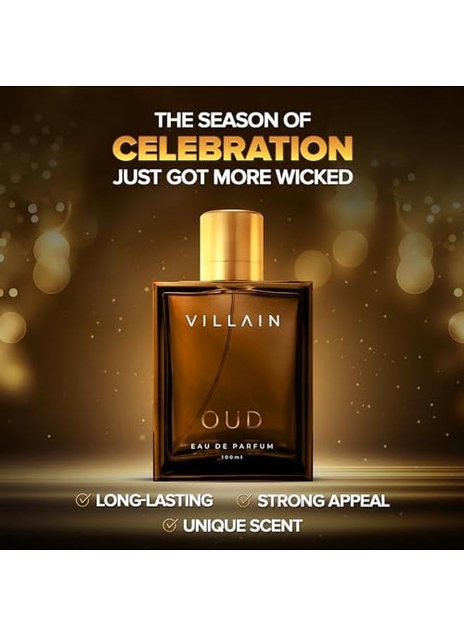 فيلين - عطر العود للرجال، أو دو بارفان، 100 مل، عطر رجالي فاخر غير فرمون مع صندل عنبر، أفضل هدية للرجال - Image 1