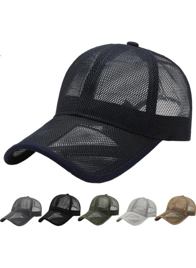 Grgn Men'S Summer Mesh Sun Hat Breathable Sunscreen Fishing Hat Duck Tongue Hat Gmat-K636 - Image 3