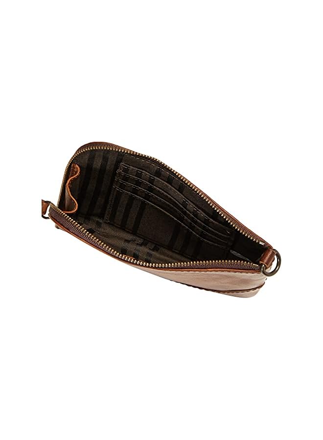Frye Melissa Leather Wristlet, Brown - Image 4