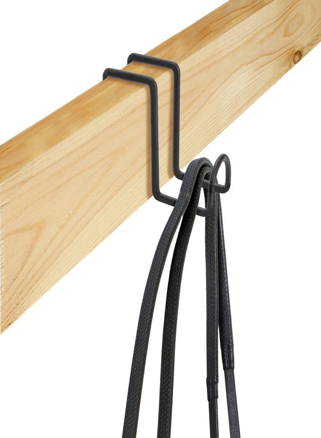 Cididu 8 Pcs Tack Hook 4 Inch, Heavy Duty Horse Halter Rack, Over Rail Bridle Hooks, Metal Horse Water Bucket Hangers for Hanging Horse Bridles, Saddle Fence Door Holder, Horse Stall Accessories - Image 4