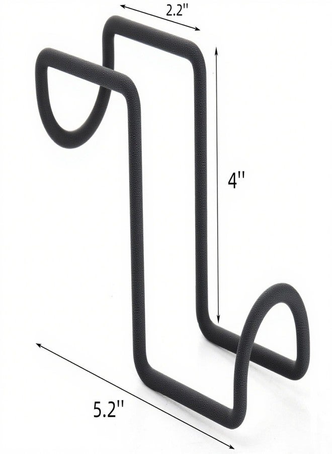 Cididu 8 Pcs Tack Hook 4 Inch, Heavy Duty Horse Halter Rack, Over Rail Bridle Hooks, Metal Horse Water Bucket Hangers for Hanging Horse Bridles, Saddle Fence Door Holder, Horse Stall Accessories - Image 2