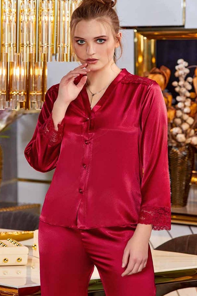 Jeremi Dowry Lace Satin Set of 6  - Image 3
