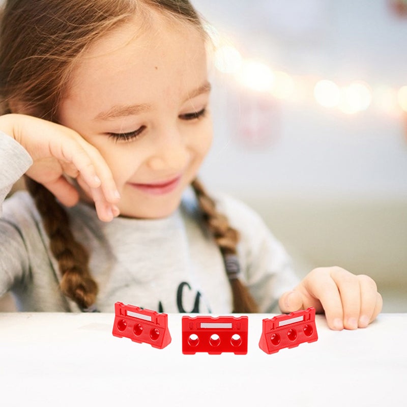 12pcs Traffic Road Barrier Simulation Traffic Fences Kids Early Teaching Cognitive Toys - Image 4