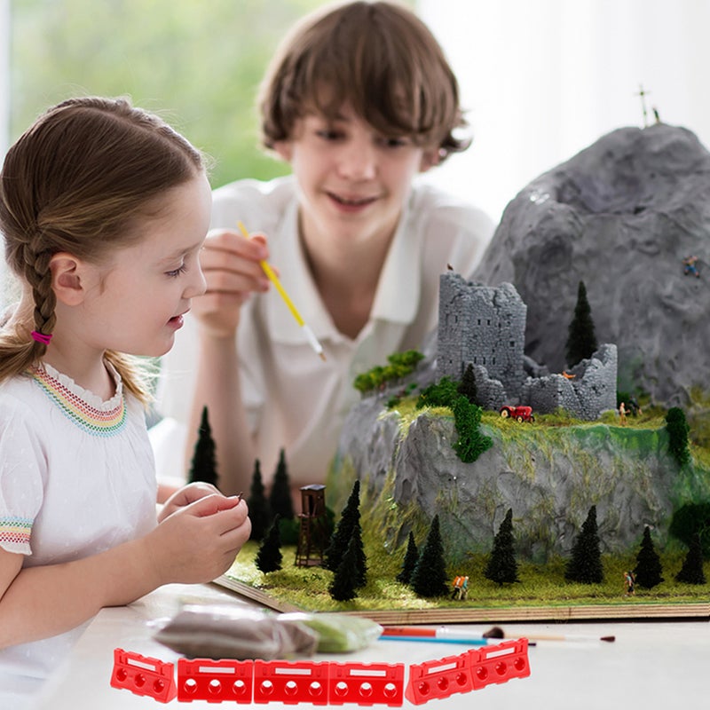 12pcs Traffic Road Barrier Simulation Traffic Fences Kids Early Teaching Cognitive Toys - Image 2