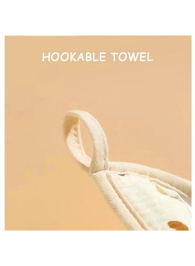 Caiery 8 قطع من مناشف الأطفال الناعمة | منشفة موسلين للأطفال | مناشف للوجه للمواليد ذوي البشرة الحساسة | هدية استحمام لسجل المواليد، 12X12 بوصة (30x30 سم) - Image 5