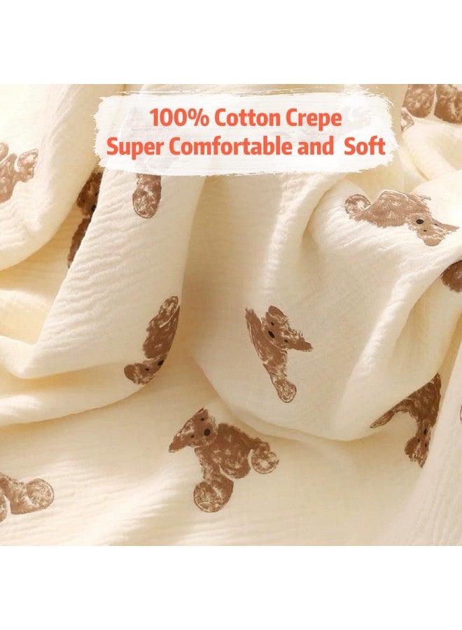 Caiery 8 قطع من مناشف الأطفال الناعمة | منشفة موسلين للأطفال | مناشف للوجه للمواليد ذوي البشرة الحساسة | هدية استحمام لسجل المواليد، 12X12 بوصة (30x30 سم) - Image 4