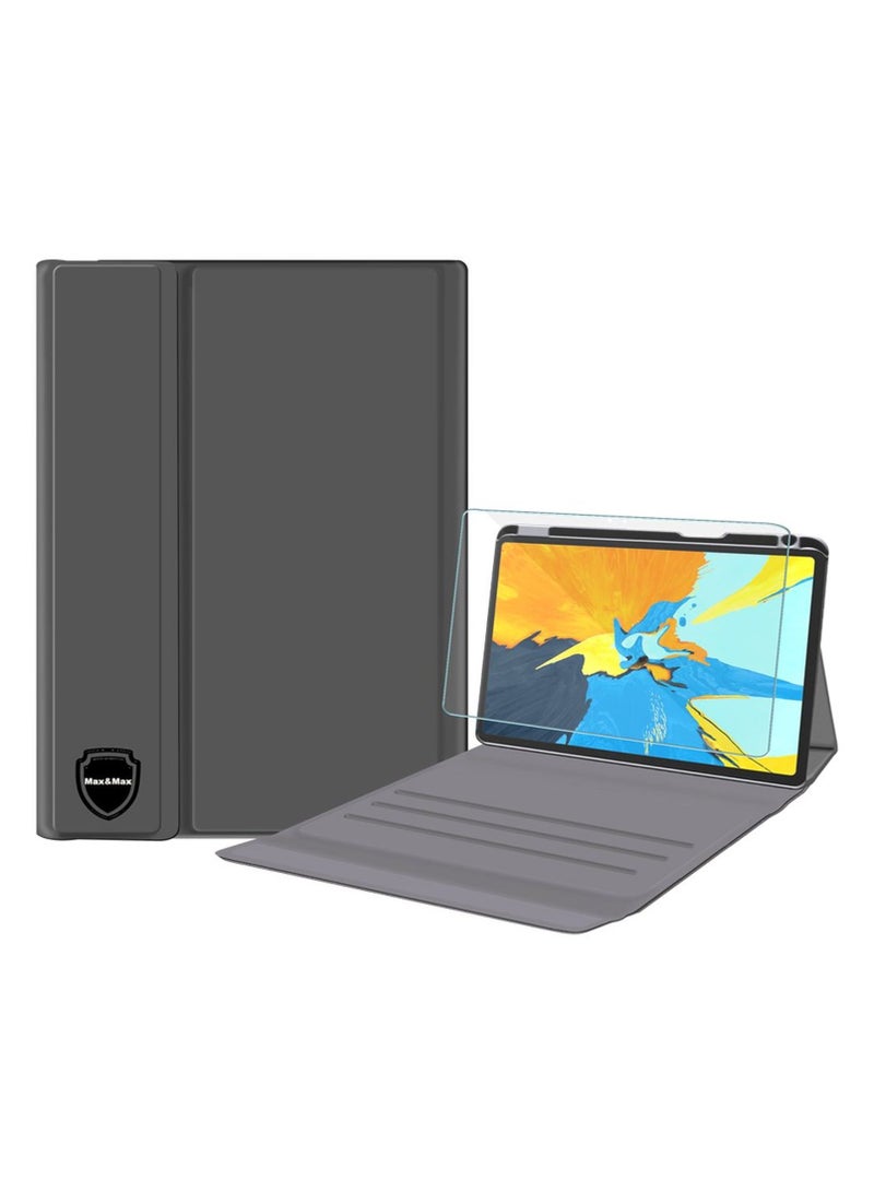 ماكس آند ماكس حافظة ماكس آند ماكس مع واقي شاشة أسود لجهاز جالاكسي تاب S8 بلس - Image 1
