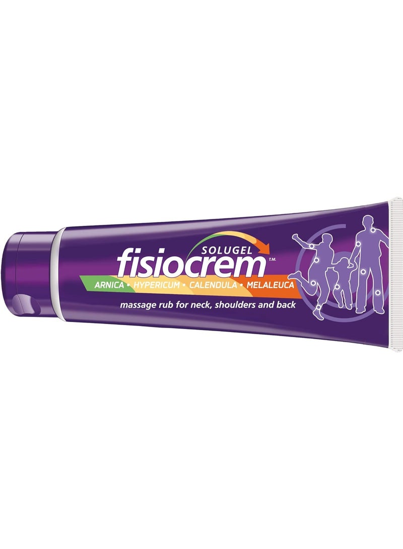 SOLUGEL FISIOCREM - massage rub for neck, shoulders and back with Arnica - 250 ml