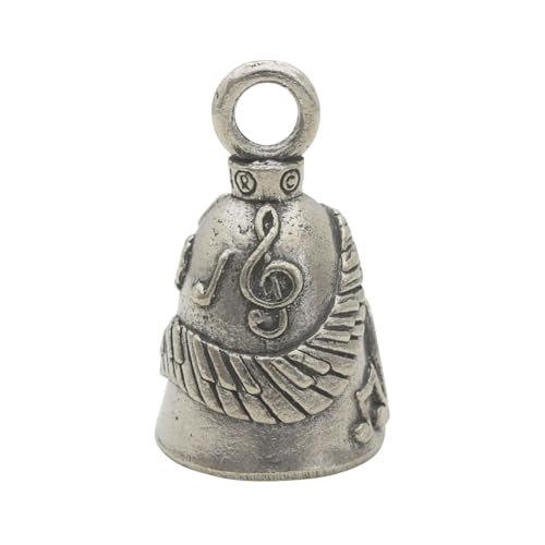 Guardian Bell Guitar Good Luck Bell w/Keyring & Black Velvet Gift Bag | Motorcycle Bell | Lead-Free Pewter | Good Luck Gift to Friends & Family | Bike Bell | Made in USA - Image 2