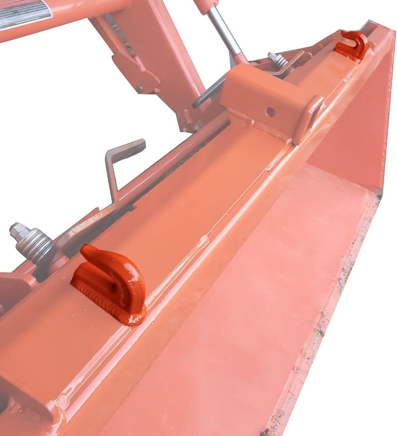Fivepine 4pc 3/8in Weld On Tractor Bucket Grab Hooks Grade 70 Weldable Chain Hook - Image 3