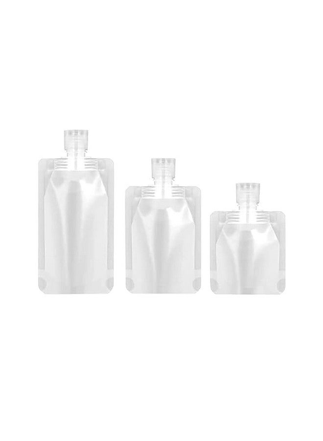 Black Sparrow Travel Fluid Makeup Packing Bag Empty Portable Stand Up Refillable Squeeze Pouches Spout Bags Cosmetic Lotion Shampoo Face Cream Hand Soap 30ml/ 50ml/ 100ml - Image 1