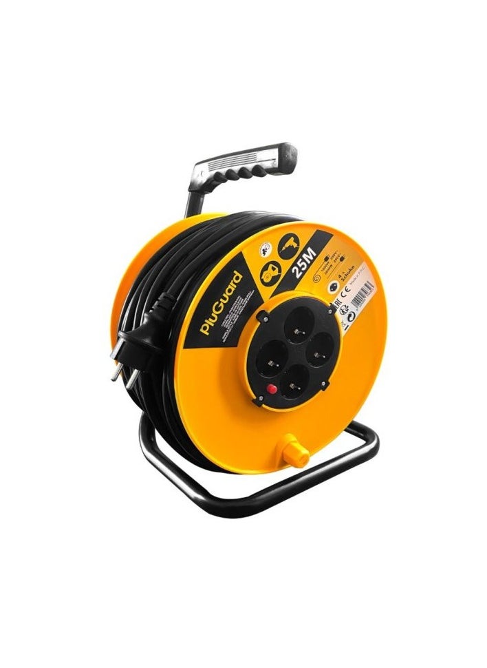 iLOCK Cable Reel With 4 Sockets – 25 Meters -16A / 250V / 3500W  - Image 2