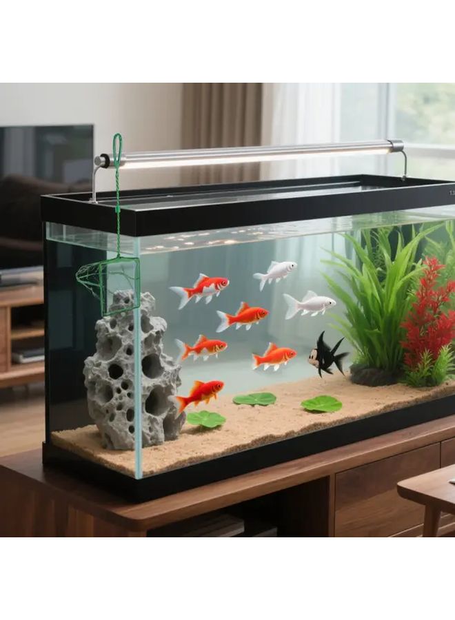 3Pcs Aquarium Fish Nets Green Handle Clear Mesh 9 84inch Long Quick Catch Net - Image 5