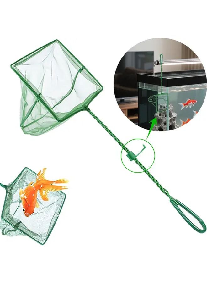 3Pcs Aquarium Fish Nets Green Handle Clear Mesh 9 84inch Long Quick Catch Net - Image 4