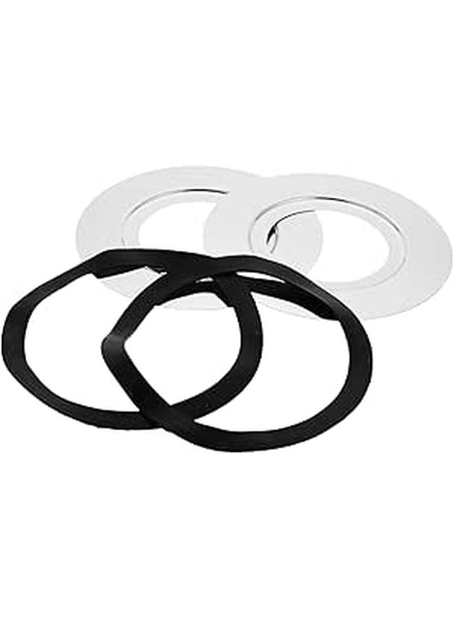 Stainless Steel Sink Drain Stopper Strainer Splash Guard Easy Install 2 Pack - Image 1
