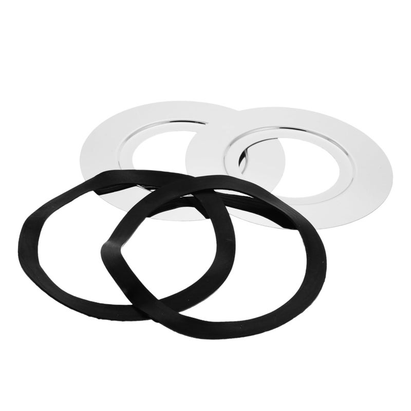 Stainless Steel Sink Drain Stopper Strainer Splash Guard Easy Install 2 Pack - Image 2