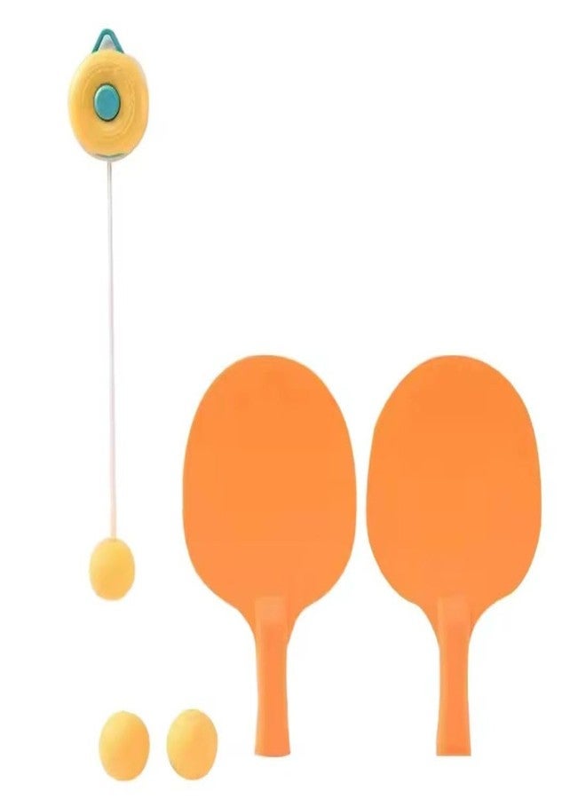 Riviox Table Tennis Indoor Set - 2 Rackets, 6 Balls, Adjustable Hanging System for Home Sparring, Fun Family Game, & Skill Improvement - Image 4