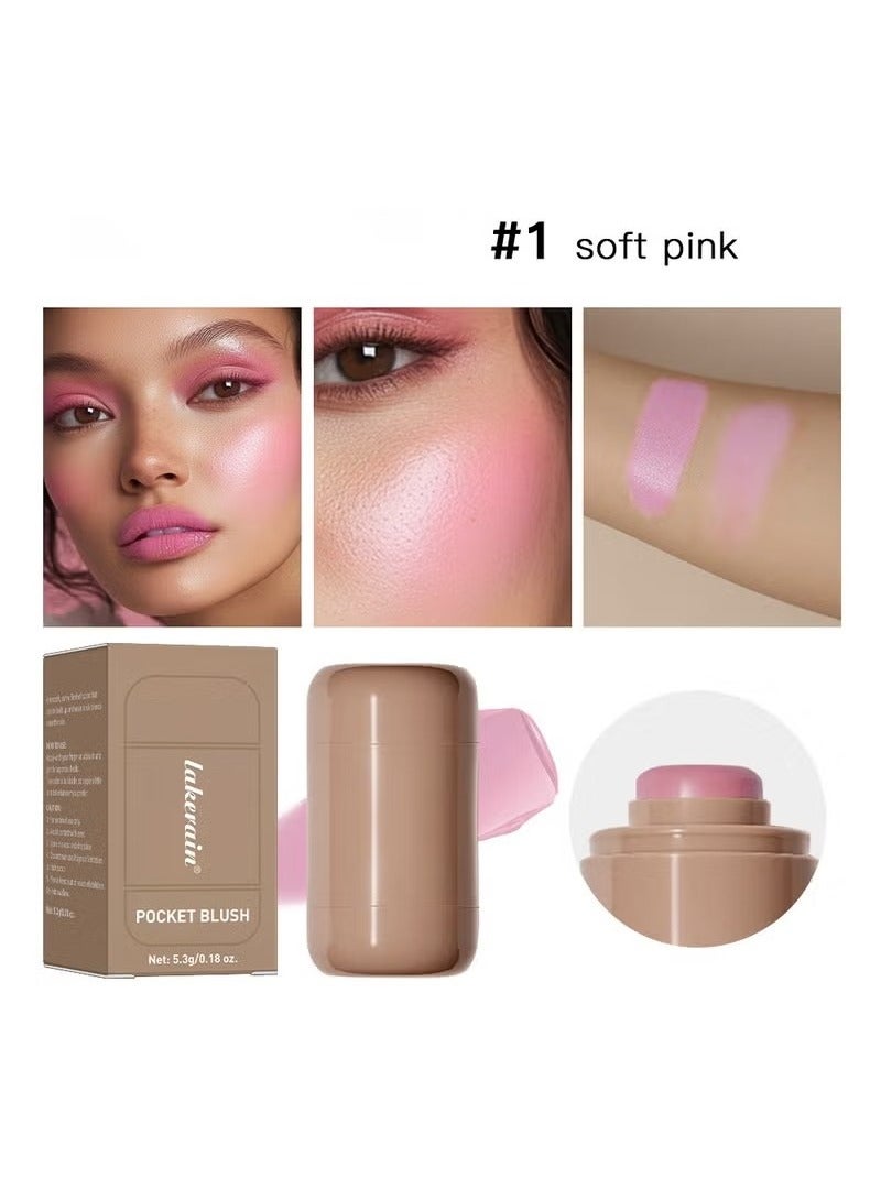 lakerain Creamy Blush for Buildable Color | Soft & Velvety Texture | Long-Lasting, Luminous Finish | Hydrating & Blendable | Natural Glow for All Skin Types - Image 2