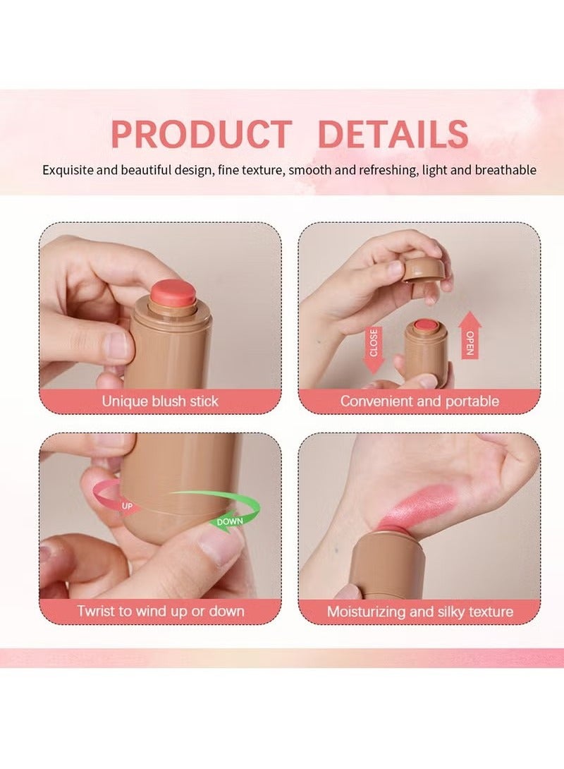 lakerain Creamy Blush for Buildable Color | Soft & Velvety Texture | Long-Lasting, Luminous Finish | Hydrating & Blendable | Natural Glow for All Skin Types - Image 5