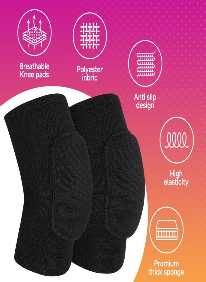 HISFFOG Volleyball Knee Pads for Women, Men, Youth, Girls, Kids, Knee Brace for Volleyball Basketball Football Dance Yoga Tennis Running Cycling Workout Climbing Wrestling - Image 3