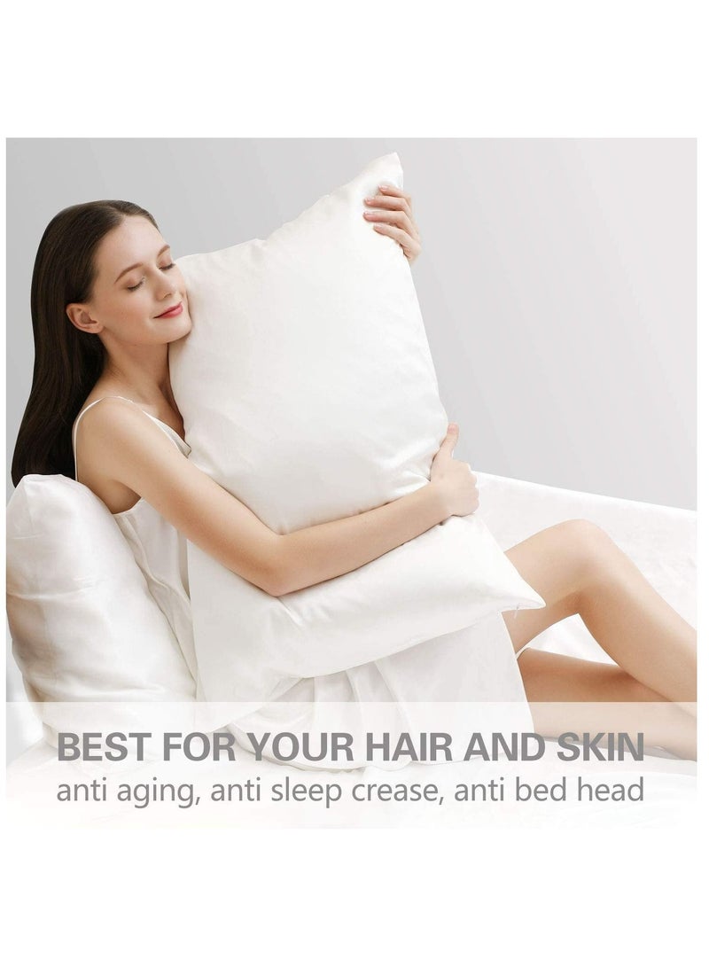 LIMOS Mulberry Silk Pillowcase for Hair and Skin, Soft Breathable(Green 48cm*74cm)  - Image 2