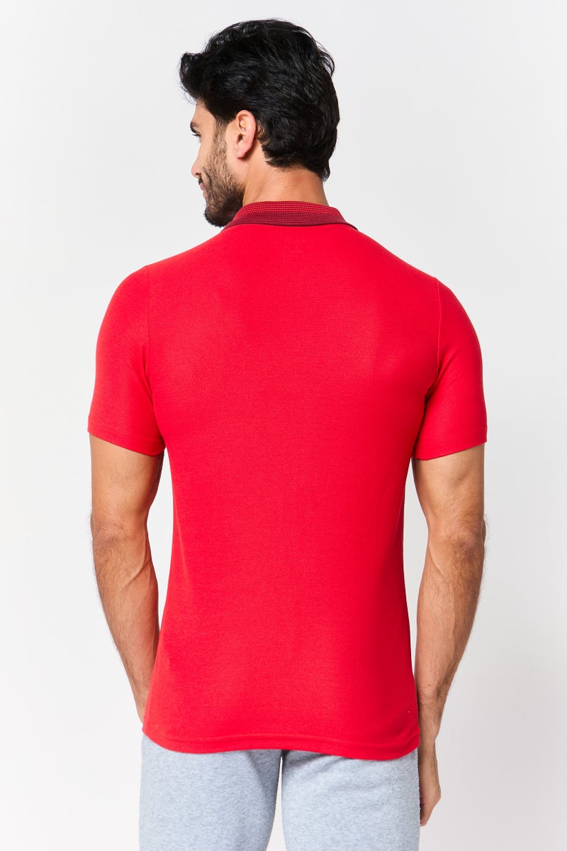 PUMA Men Scuderia Ferrari Sportswear Fit Short Sleeve Training Polo Shirt, Red - Image 2