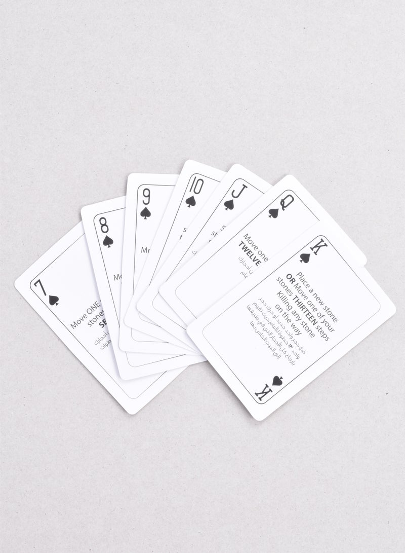 لحظة مرح مجموعة بطاقات لعب مع احجار الجاكارو - Image 3