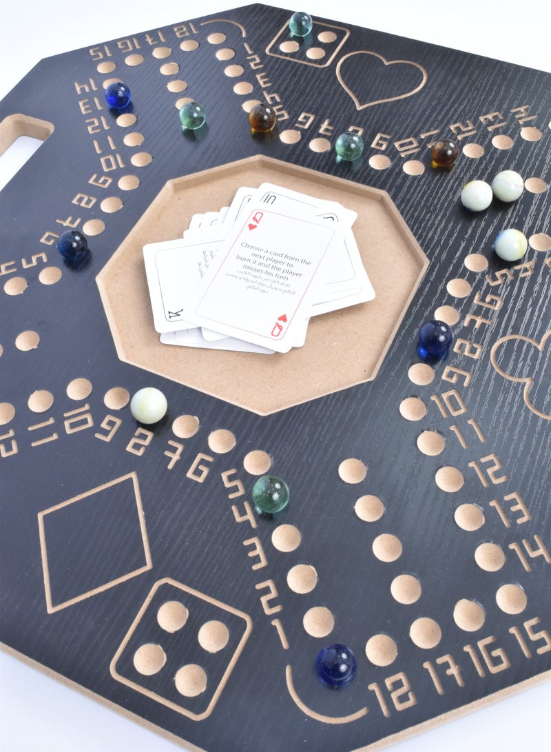 لحظة مرح مجموعة بطاقات لعب مع احجار الجاكارو - Image 5