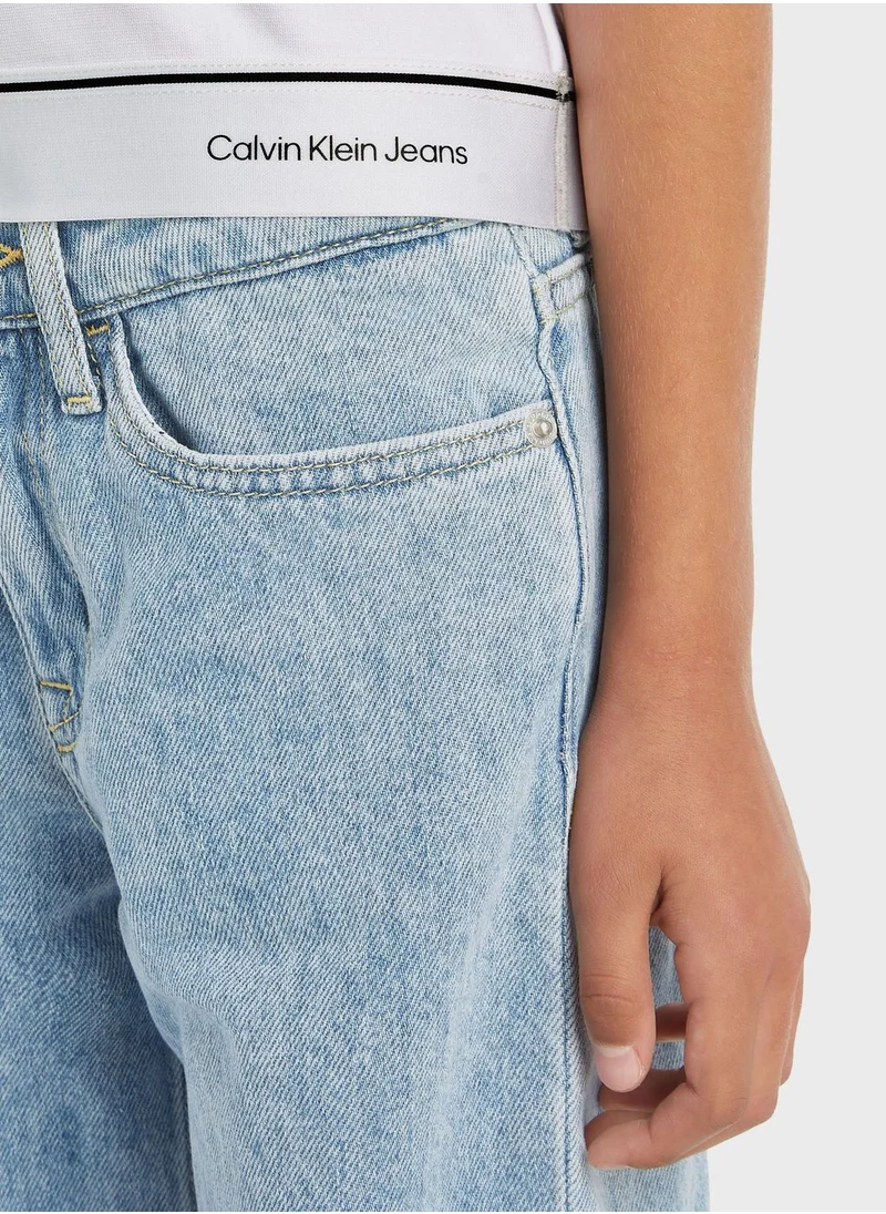 Calvin Klein Jeans Youth Logo Tape Top