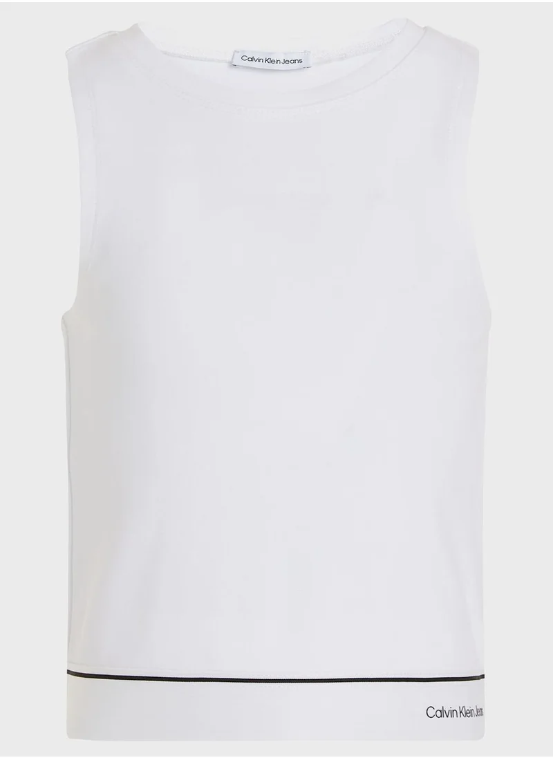 Calvin Klein Jeans Youth Logo Tape Top