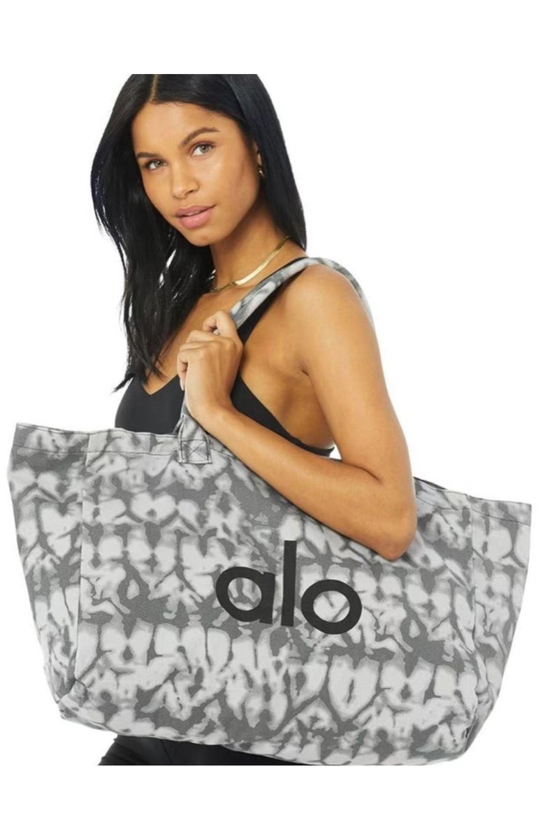 Alo  exercise fitness canvas handbag tote bag - Image 3