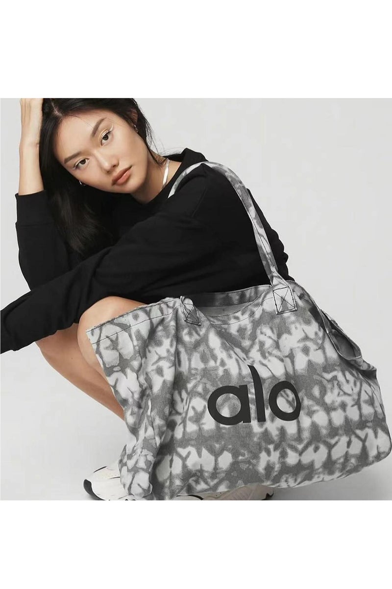 Alo  exercise fitness canvas handbag tote bag - Image 4