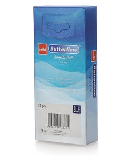 Cello Cello Butterflow Pack of 12 Pens Ball Pens Blue  - Image 2