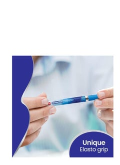 Cello Cello Butterflow Pack of 12 Pens Ball Pens Blue  - Image 4