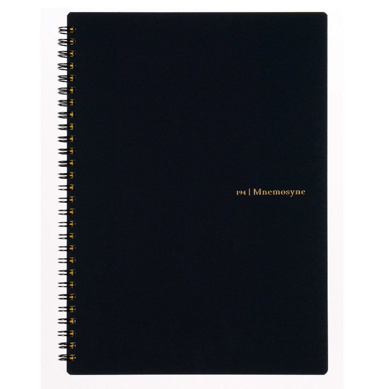دفتر مارومان MNEMOSYNE 992 × 705 بوصة B5 7 مم مخطط 30 خط 80 ورقة N194A أسود