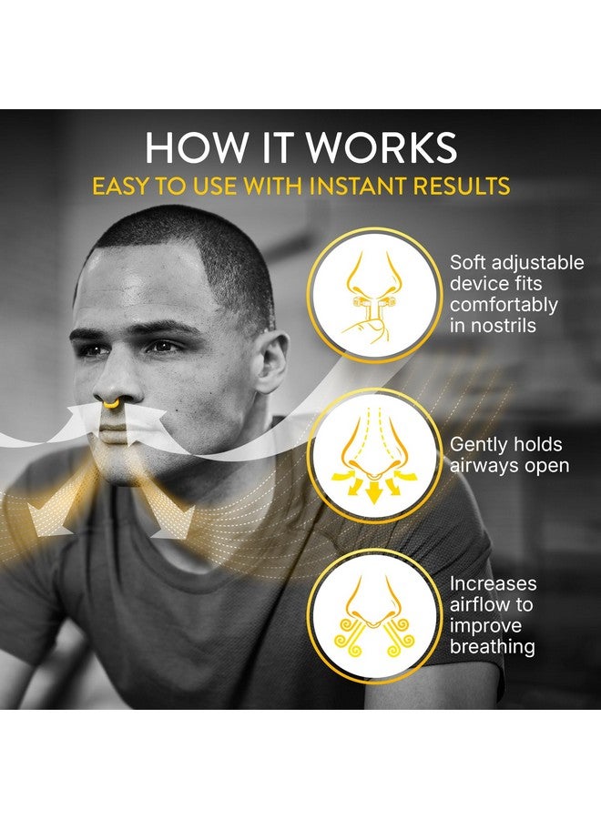 Rhinomed Turbine Nasal Dilator for Athletic Breathing - Medium 3pk - Adult Stocking Stuffers - Improves Airflow During Exercise - Nasal Dilators for Exercise - Internal Nasal Dilator - Lightweight - Image 4