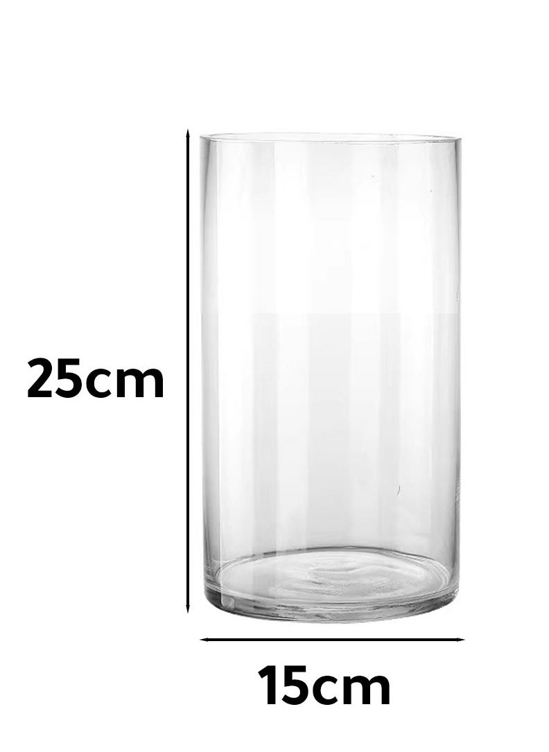 Generic Aquarium Terrarium glass tall tank 15x25cm clear  - Image 2