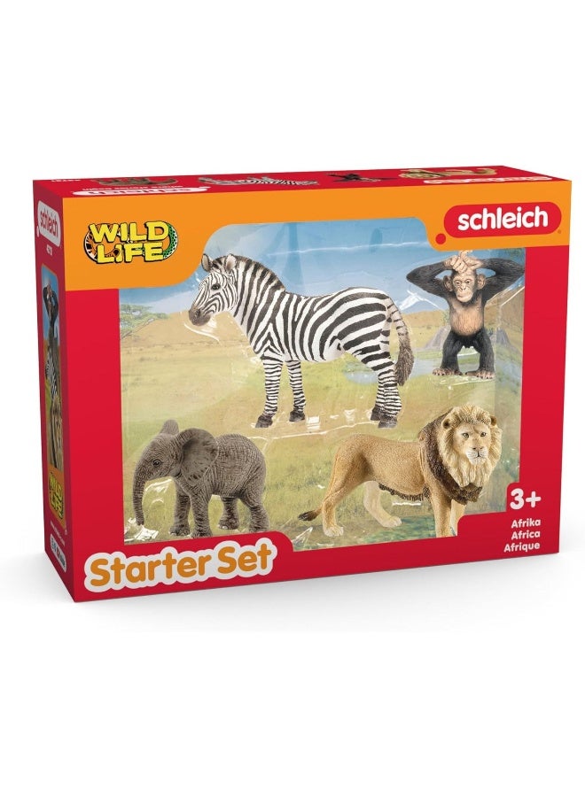 Schleich مجموعة البداية للحياة البرية في أفريقيا (عبوة من 4) - Image 1