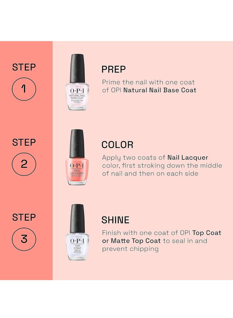 OPI O.P.I Nail Lacquer 15 ml nail polish Long Lasting Chip Resistant - Image 4