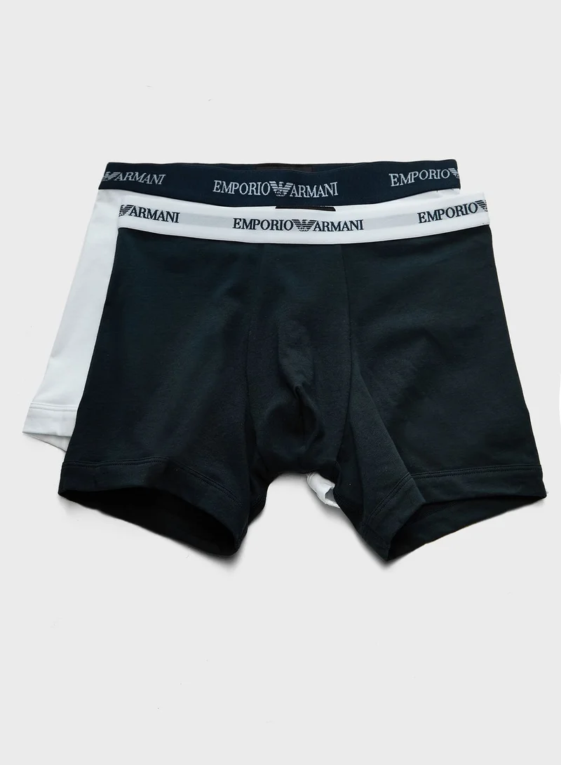 2 Pack Logo Waist Boxers