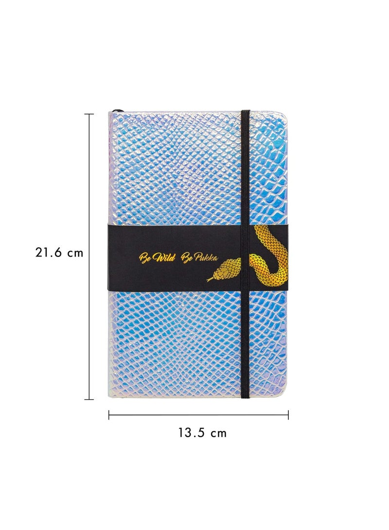 Pukka Pad Pukka Pad, Wild Notepad with Pocket - 8.5” x 5.3” - 96 Sheets of 80GSM Ivory Lined Paper - Python - Image 2