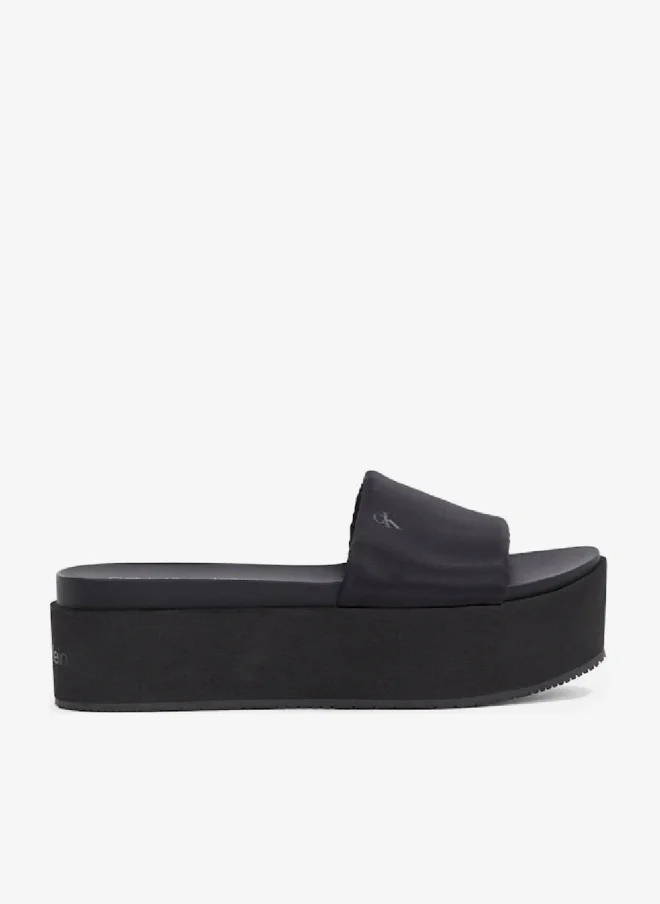 Calvin Klein Jeans Flatform Slide In Sandals
