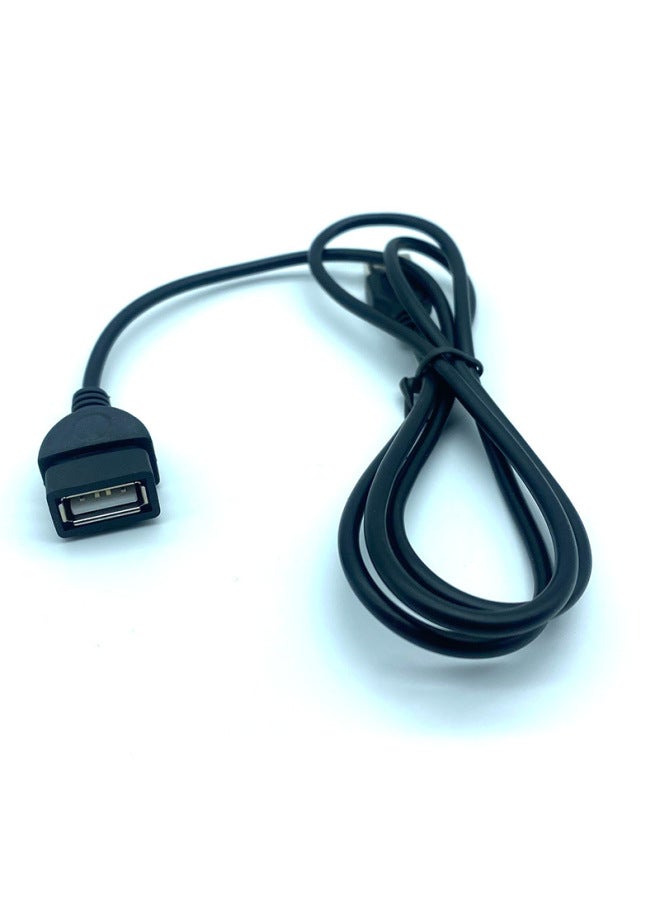 المبيعات المباشرة USB ذكر إلى أنثى تمديد كابل الماوس لوحة المفاتيح تمديد كابل كامل النحاس الأمتعة مشبك كابل البيانات اللون: 0.7 متر (4 النوى 500 مللي أمبير الحالي) - Image 4