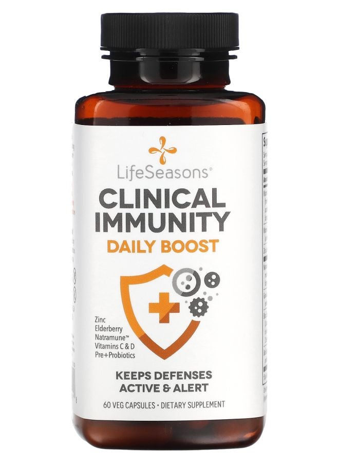LifeSeasons Clinical Immunity Daily Boost 60 Veg Capsules