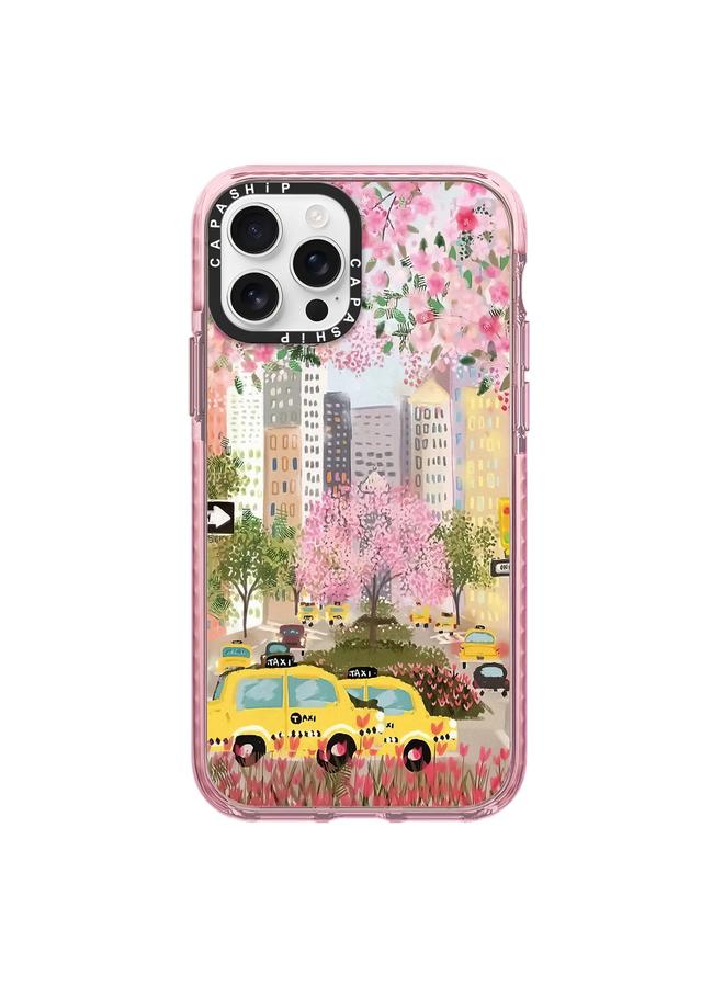 اس-توب جراب لهاتف iPhone 16 Pro Max بنمط توضيحي بسيط وغطاء كامل للهاتف - Image 1