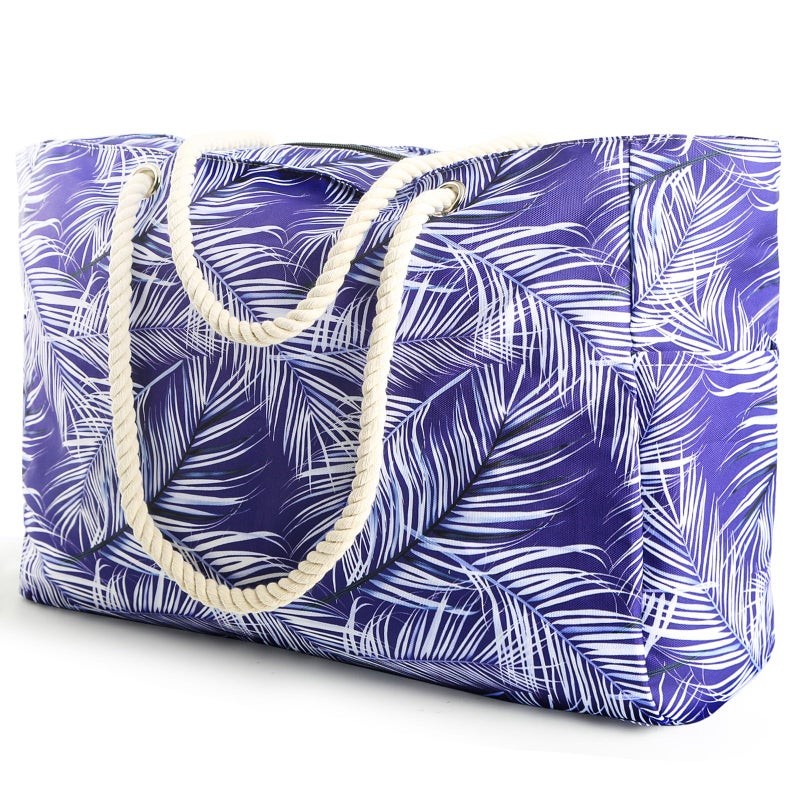 SRISE Large Beach Bag for Women Men Beach Bags Waterproof Sandproof Travel Tote Bag Swim Pool Bag for Family Outdoor - Image 2
