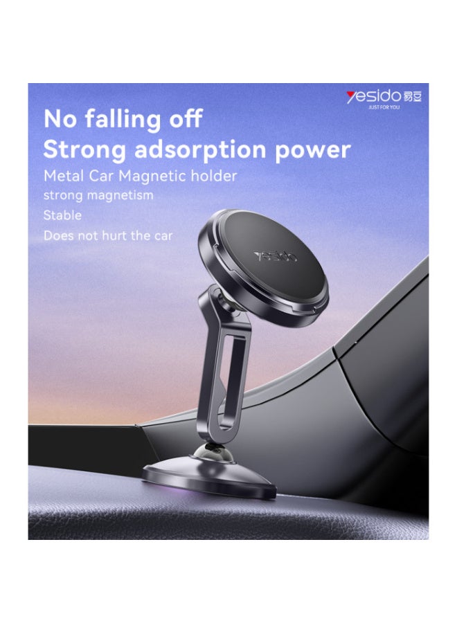 Yesido C210 Magnetic Car Phone Holder, Strong 4 Magnet Mount with Dual Ball Rotation, Zinc Alloy Dashboard Mobile Holder - Image 3