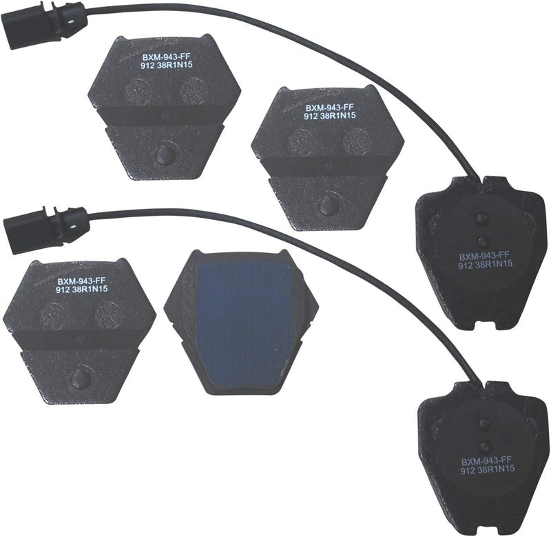Bendix Premium SBM912 Semi-Metallic Front Brake Pads for Audi A8 Quattro 2000, A8 Quattro 2003-2002, Volkswagen Passat 2002, Passat 2005-2004 - Image 1