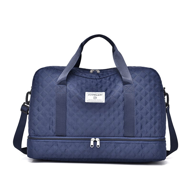 Generic Wholesale Gym Bag Independent Shoe Warehouse Short-distance Travel Bag Womens Portable Travel Large Capacity Fashionable Casual Luggage Bag Aqua 